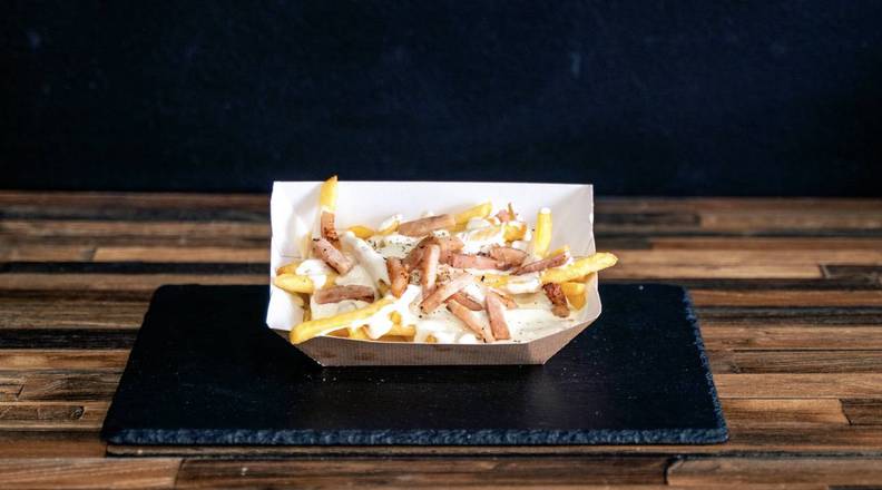 Photo du produit Frites Sauce Fromagère Lardon, non contractuelle