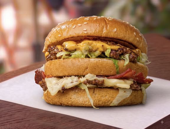 Photo du produit Burger Big Bacon, non contractuelle
