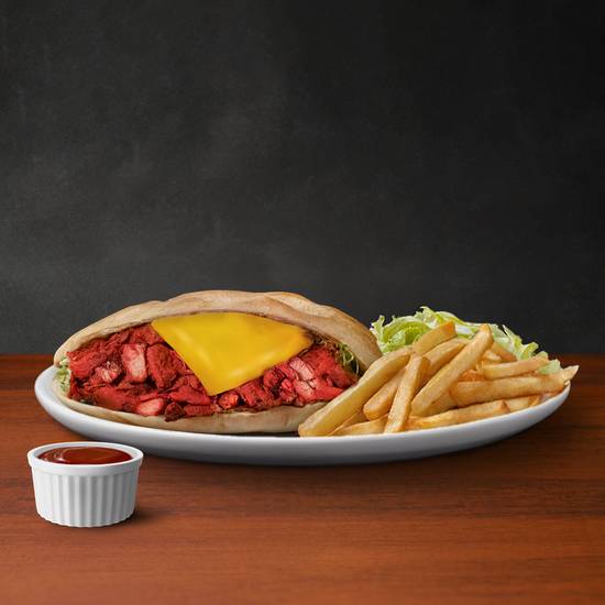 Photo du produit Menu sandwich escalope tandoori, non contractuelle
