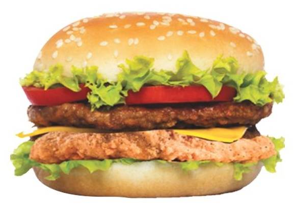 Photo du produit Mix-burger, non contractuelle