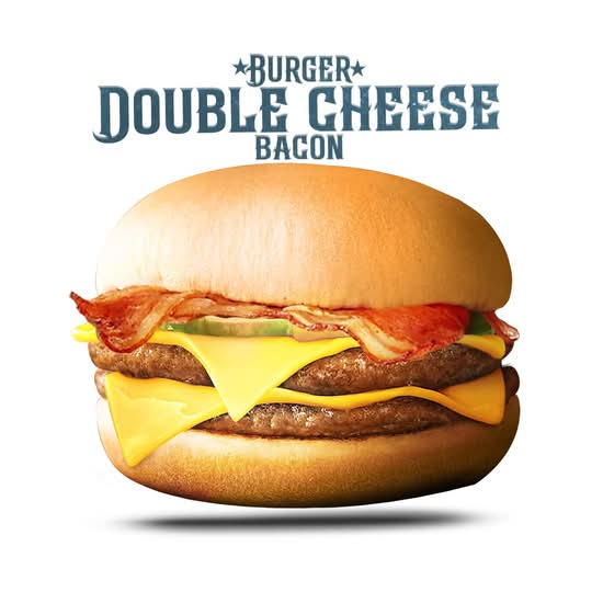 Photo du produit Double Cheese Bacon, non contractuelle