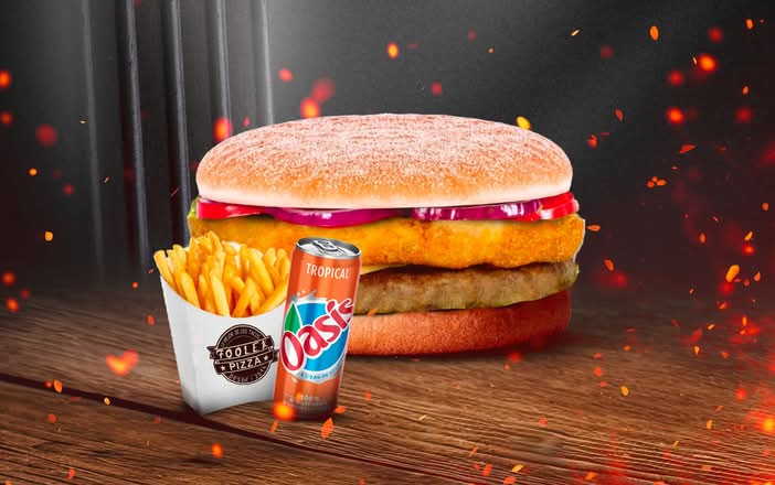 Photo du produit Menu Bap’s Burger, non contractuelle