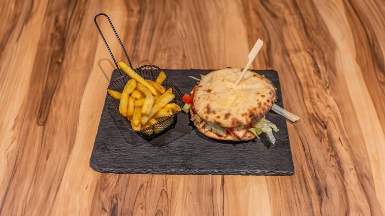 Photo du produit Menu burger poulet mariné, non contractuelle