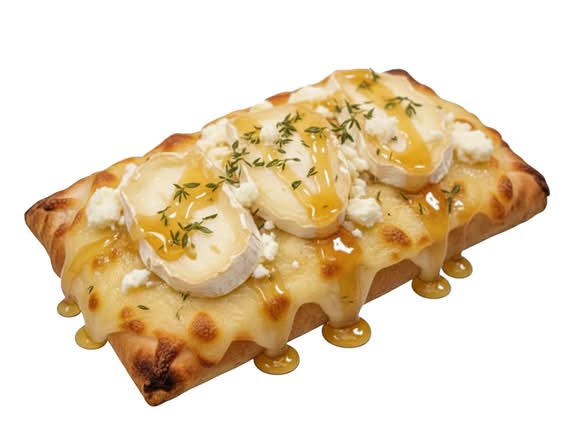 Photo du produit Menu tacos gratiné chevre miel, non contractuelle