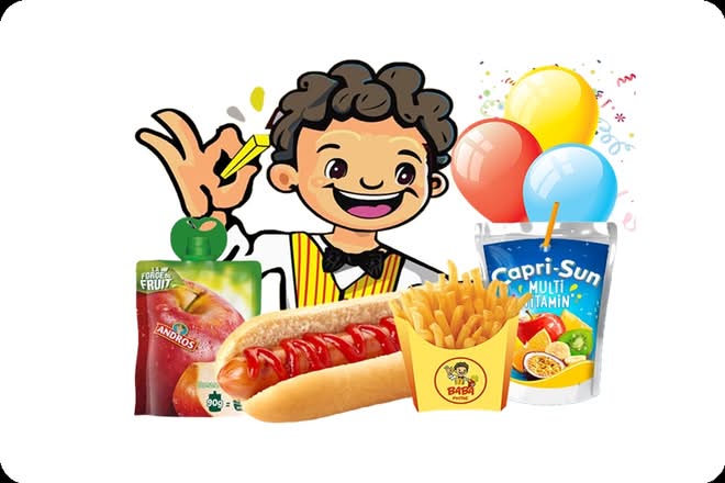Photo du produit MENU ENFANT PTIT DOG, non contractuelle