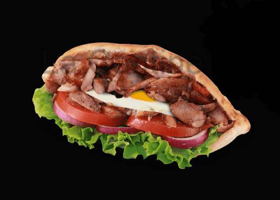 Photo du produit Sandwich kebab, non contractuelle