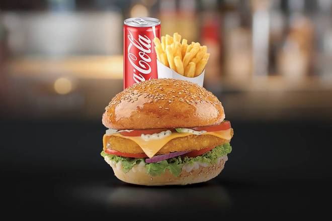 Photo du produit Menu Chicken Burger, non contractuelle