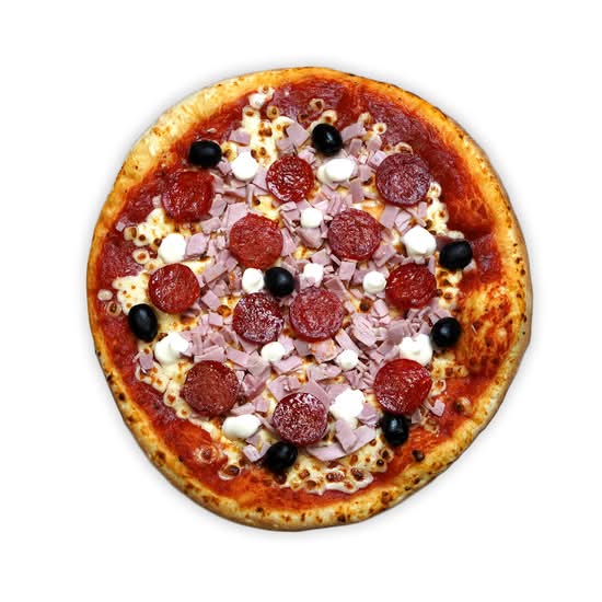 Photo du produit Pizza 3 jambons, non contractuelle