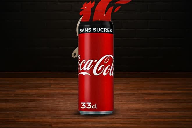 Photo du produit ⚫ COCA-COLA ZÉRO 33CL, non contractuelle