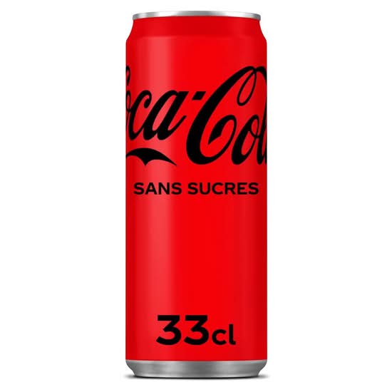 Photo du produit Coca-Cola zéro 33cl, non contractuelle