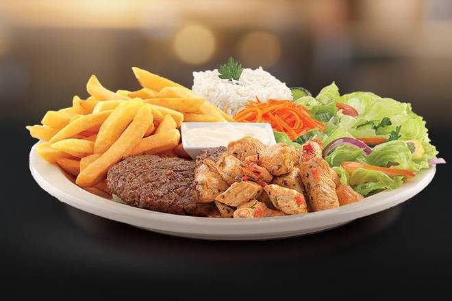 Photo du produit Assiette 2 Viandes, non contractuelle