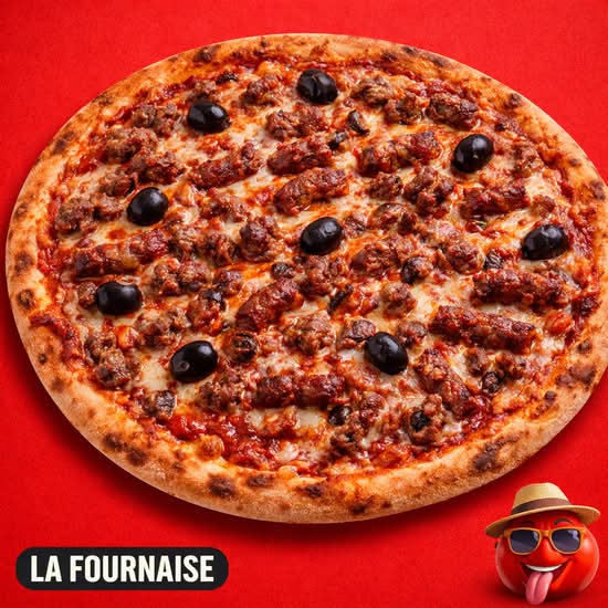 Photo du produit Pizza Merguez, non contractuelle