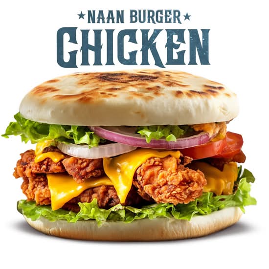 Photo du produit Naan Burger Chicken, non contractuelle