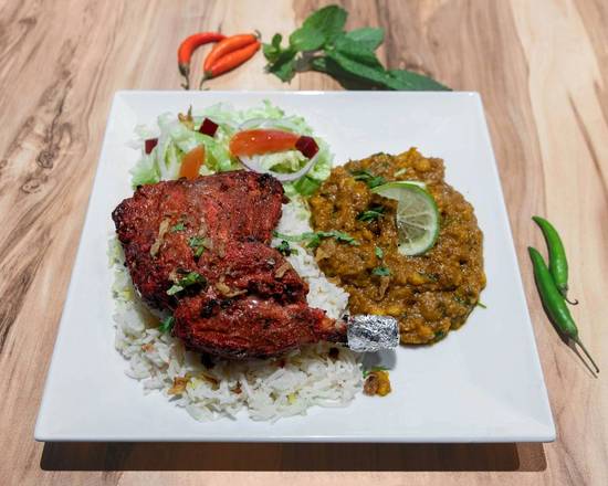 Photo du produit Assiette poulet tandoori, non contractuelle