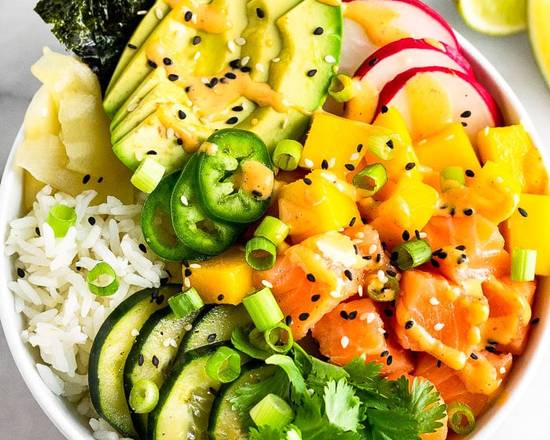 Photo du produit Poké saumon, non contractuelle