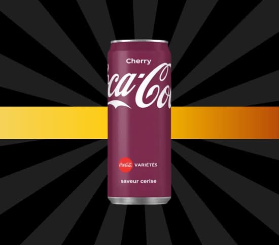Photo du produit Coca-Cola Cherry 33 cl, non contractuelle