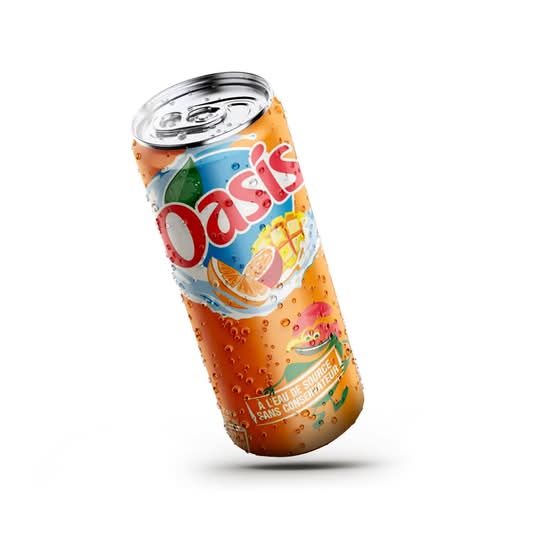 Photo du produit Oasis Tropical 33 cl, non contractuelle