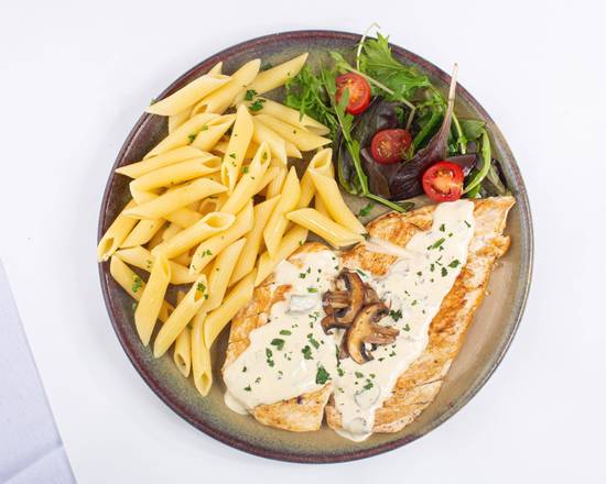Photo du produit ESCALOPE FORESTIÈRE 🐔🌱, non contractuelle