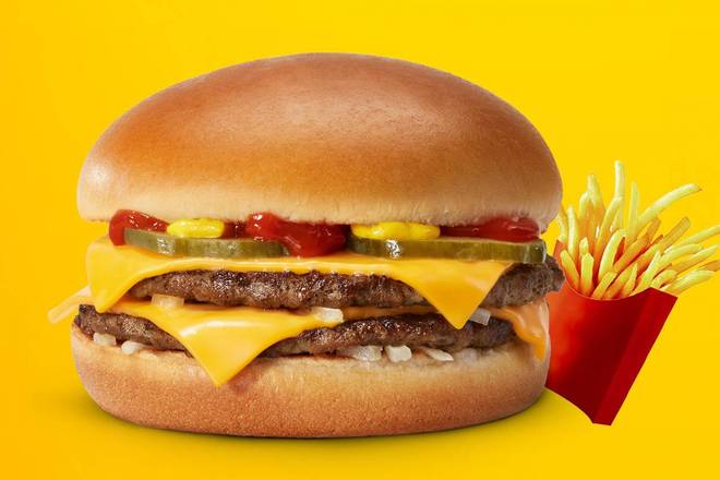 Photo du produit Menu Double Cheese 🍔, non contractuelle