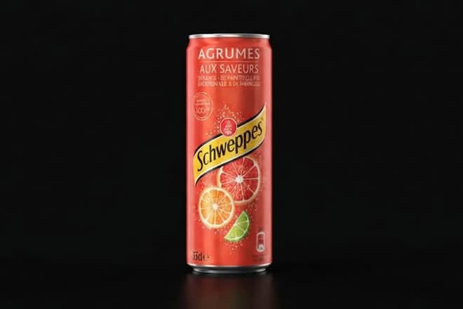Photo du produit Schweppes agrumes 33 cl., non contractuelle