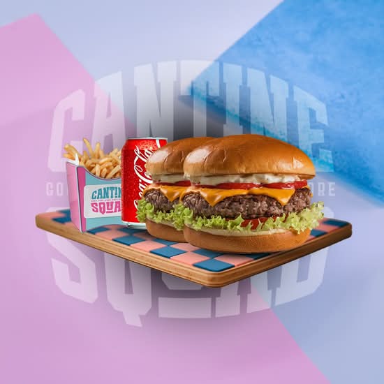 Photo du produit D4 – 2 Big Burgers 🍔🍔, non contractuelle