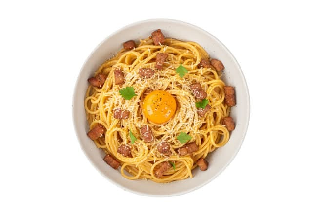 Photo du produit Pâtes carbonara, non contractuelle