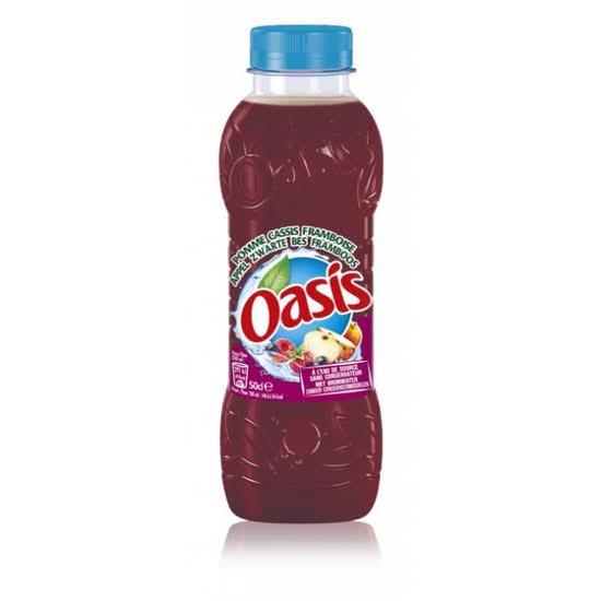 Photo du produit Oasis pomme cassis framboise 50cl, non contractuelle