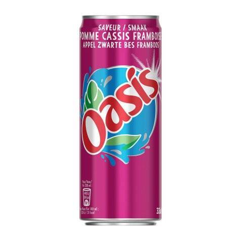 Photo du produit Oasis cassis framboise 33cl, non contractuelle