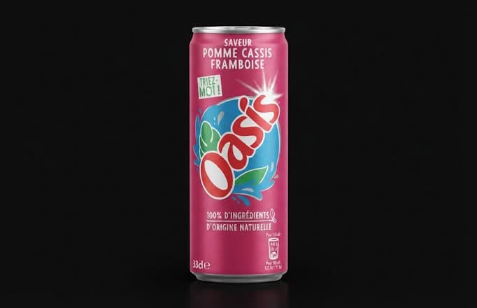 Photo du produit Oasis pomme cassis 33 cl., non contractuelle