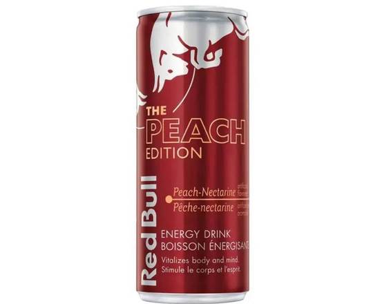 Photo du produit Red Bull Pêche (Marron) 25cl, non contractuelle