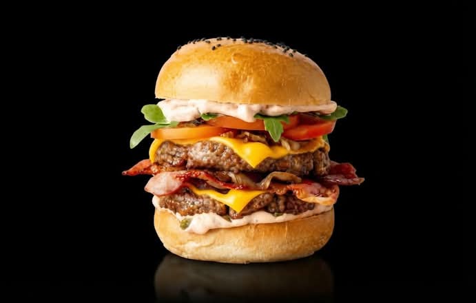 Photo du produit Double Burger, non contractuelle