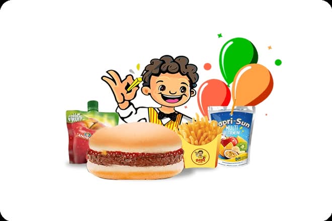 Photo du produit MENU ENFANT BURGER, non contractuelle