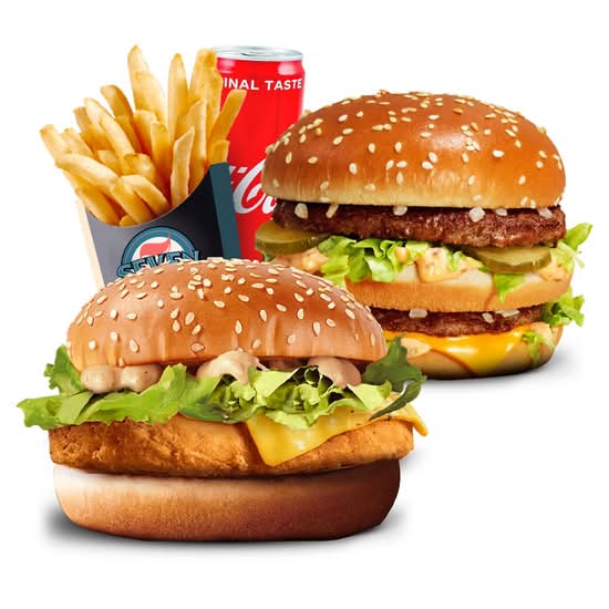 Photo du produit LE DUO 5 (BIG + CHICKEN) 🍔, non contractuelle