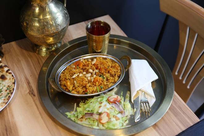 Photo du produit Menu biryani crevettes, non contractuelle
