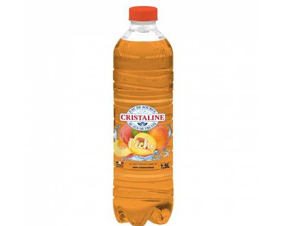 Photo du produit Cristaline Pêche, non contractuelle