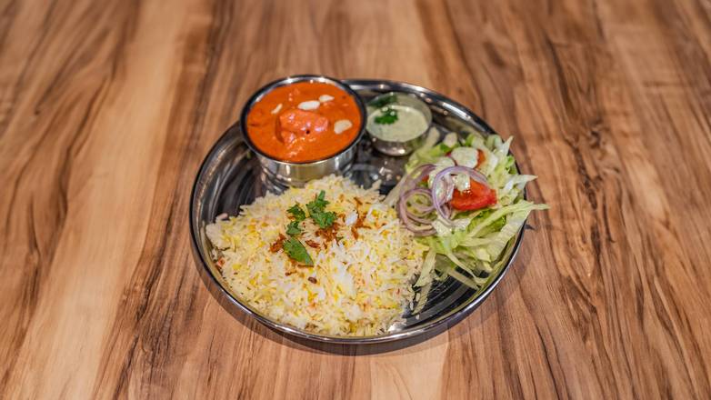 Photo du produit Assiette butter chicken, non contractuelle