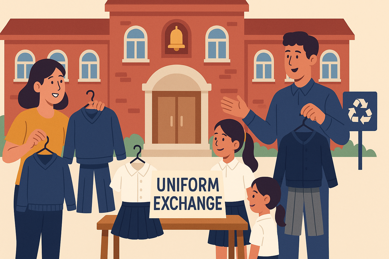 ¿Cómo Liderar un Programa de Intercambio de Uniformes en tu Colegio?