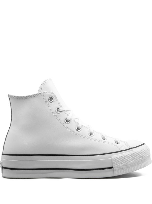 Converse plataforma blanca