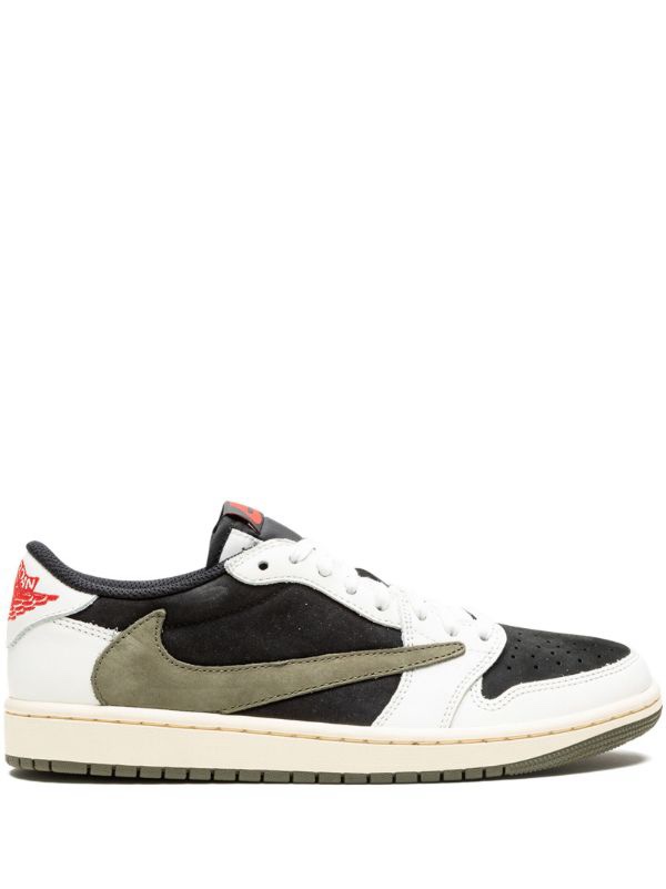 Air Jordan 1 Low Travis Scott Reverse Olive.