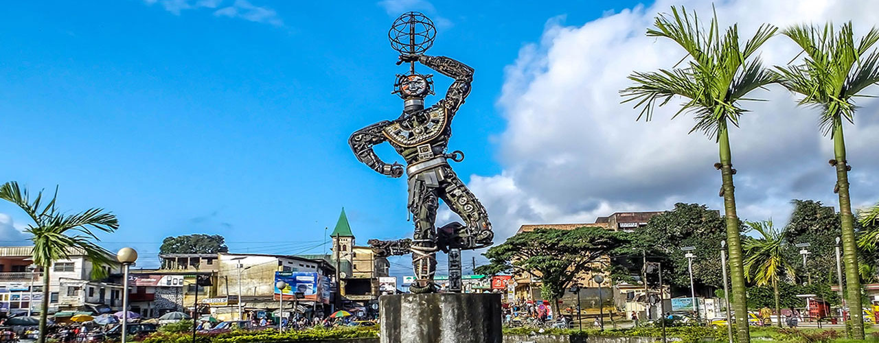 Deido roundabout Douala. Is Douala Worth Visiting