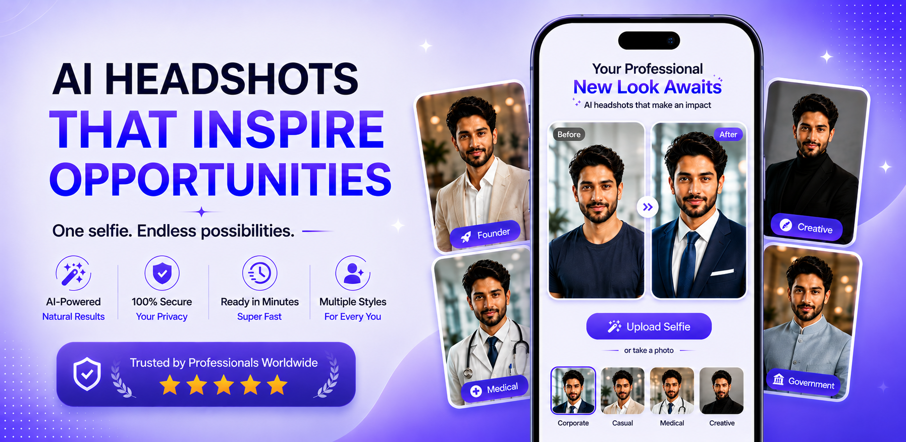 Unishot - AI Headshots Generator preview