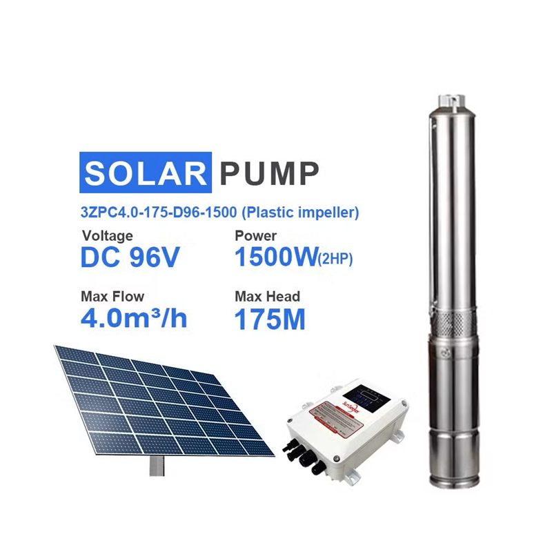 Pompe Solaire 2HP – Débit 8 m³/h