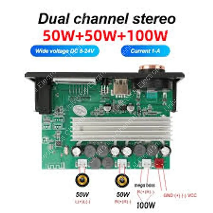 200W Amplifier Bluetooth 5.3 DIY MP3  1