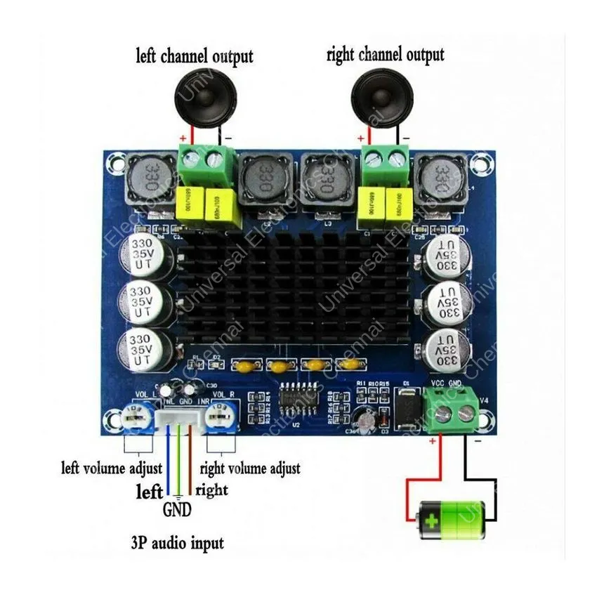 CLASS D STEREO CHANNEL 1