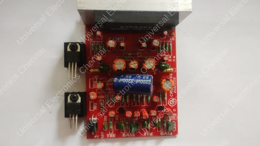 STK 4392 +7805+7812 STEREO CHANNEL 1