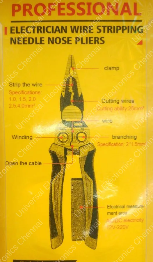 8 In 1 Wire Stripper, Wire Stripping Tool with Voltage Tester 8