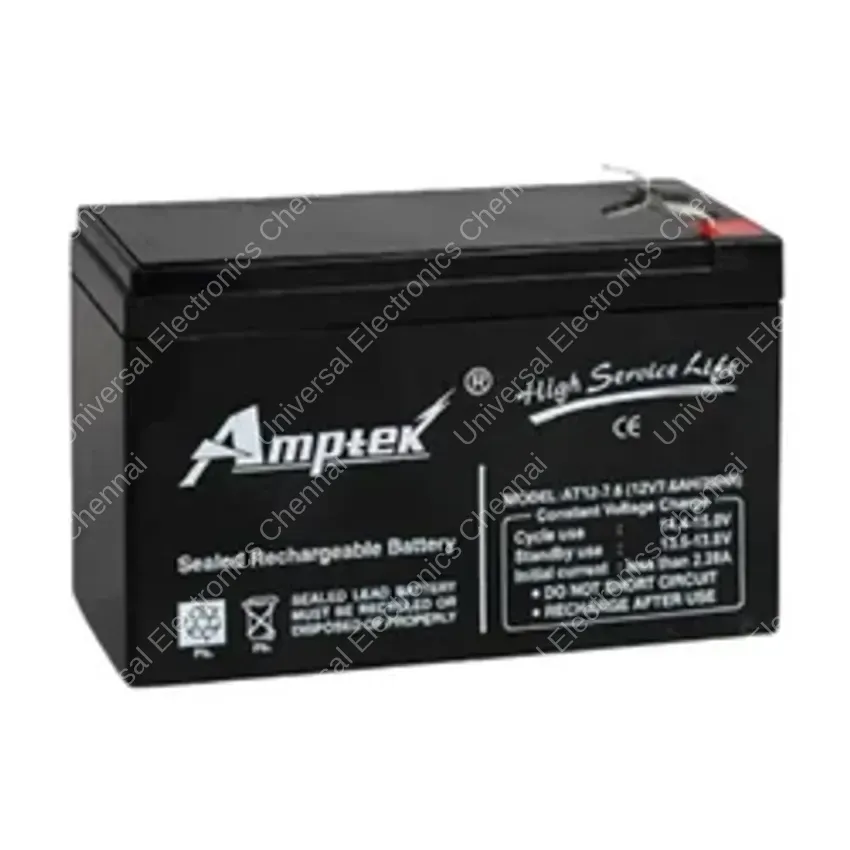 Amptek 12 V 7.6 Ah 1