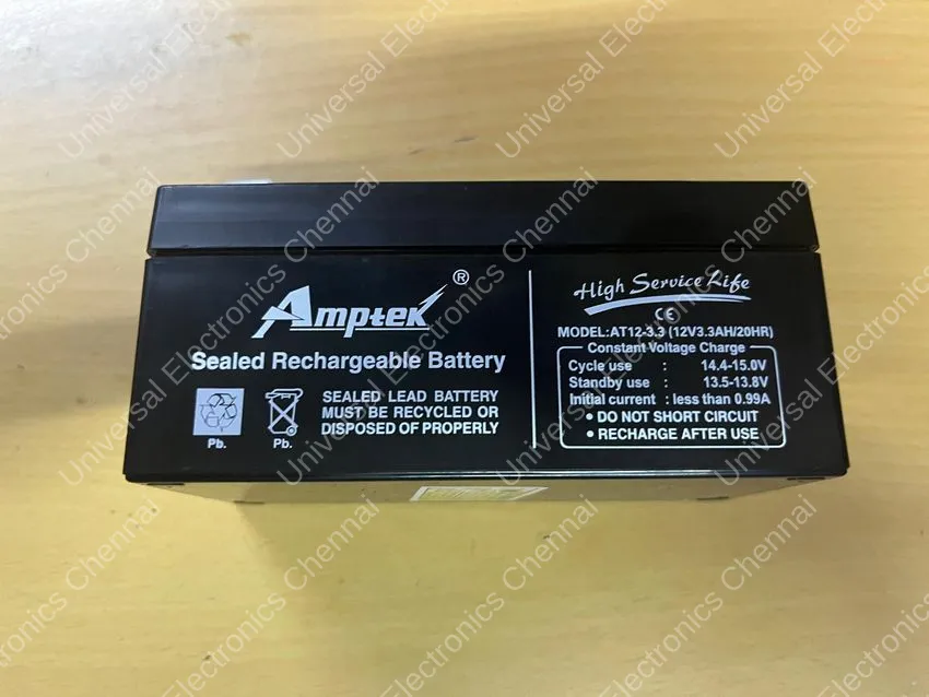 AMPTEK 12 VOLT 3.3 Ah 