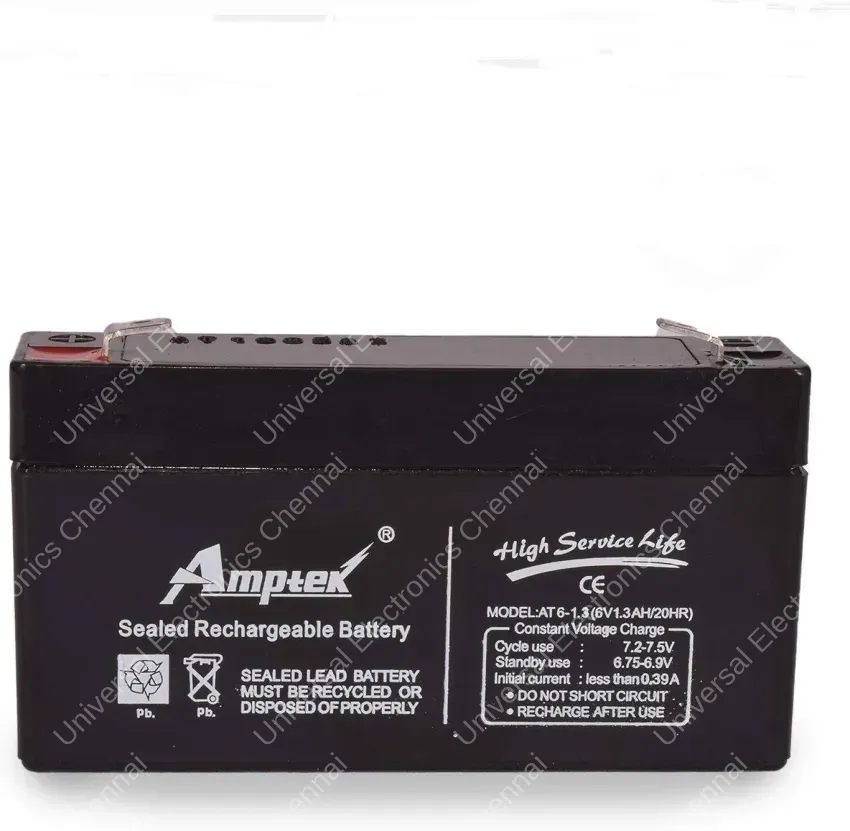AMPTEK 6V 1.3AH