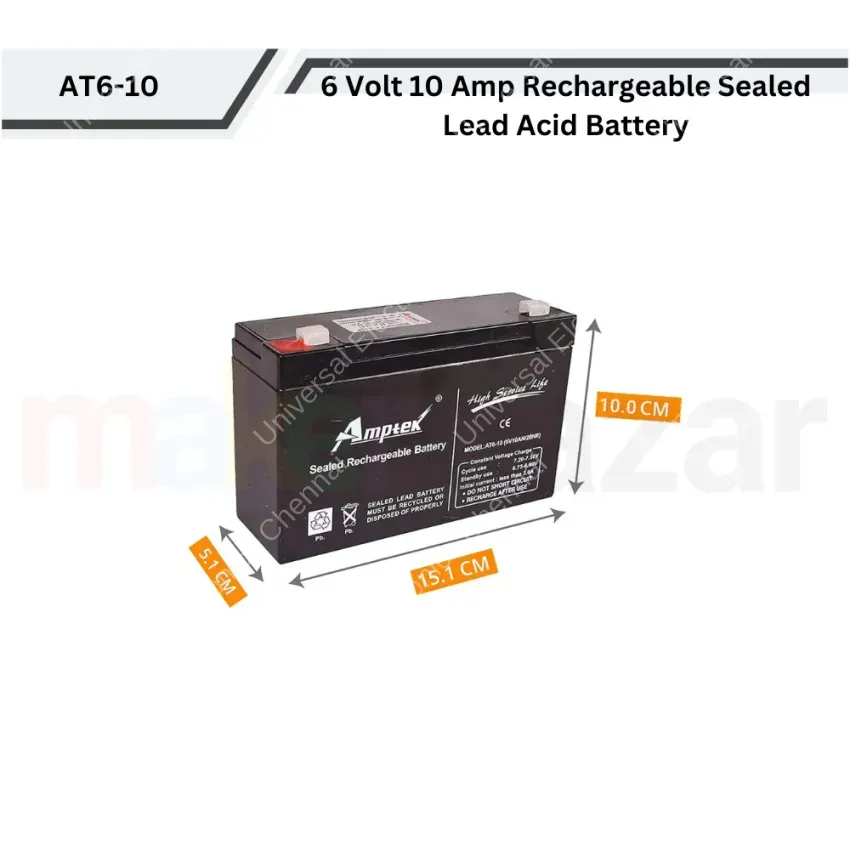 Amptek 6V 7Ah  2